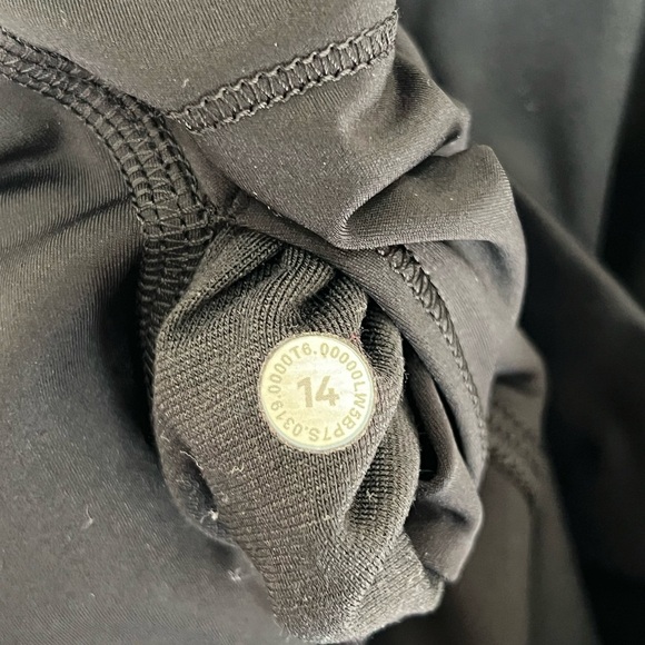 Lululemon Wunder Under High-Rise Tight Nulux 28” Black Leggings, size 14 - Picture 7 of 8